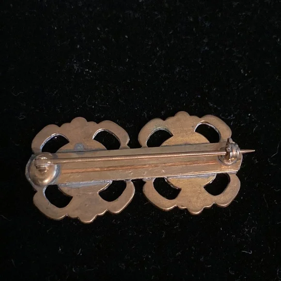 Vintage brooches 2 different styles one marked Freirich - Picture 4 of 7